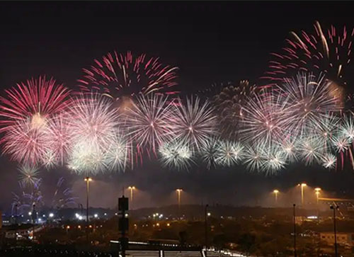 石家庄市焰火晚会